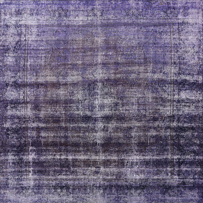 Tapis oriental mauve, Carré 4 pi
