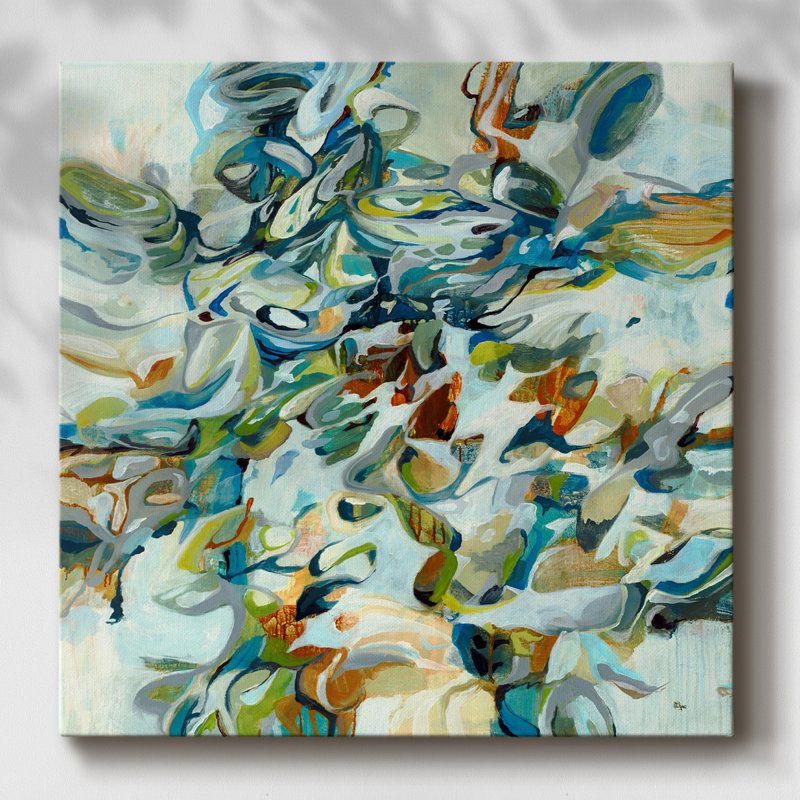 In the Flow III-Gallery Wrapped Canvas, 32" H x 32" W x 1.5" D
