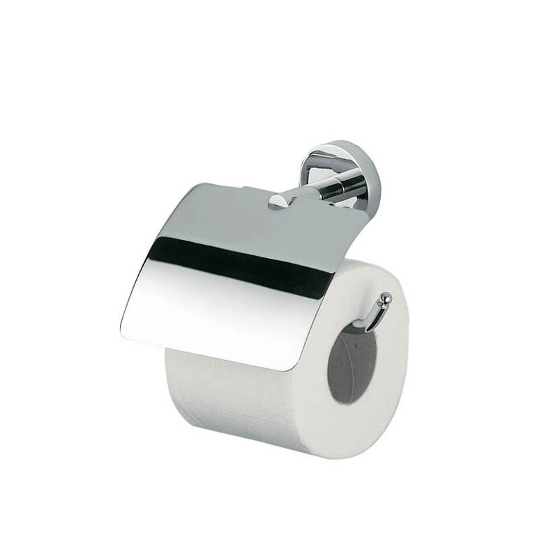 Wall Mounted Toilet Paper Holder with Cover