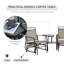 Fauteuils coulissants d'extérieur avec table basse-1797811688