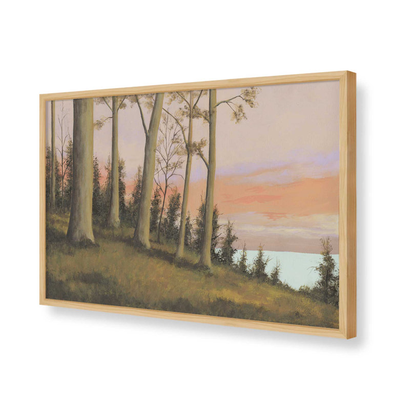 «Télécommande Lakeshore II» par Michael Willett, reproduction d'art, Tanné, Impression sur cadre ouvert sans papier mat