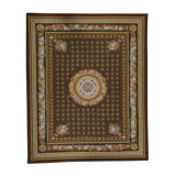 Wool Oriental Area Rug in Brown