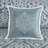 8 Piece Jacquard Comforter Set Aqua/Silver