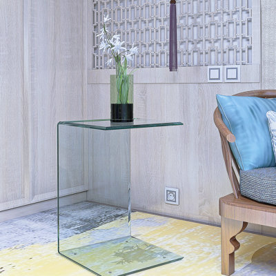 Table d'appoint en verre trempé pour table d'appoint Whole