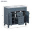 Meuble-lavabo moderne 36 po avec lavabo supérieur-102493541