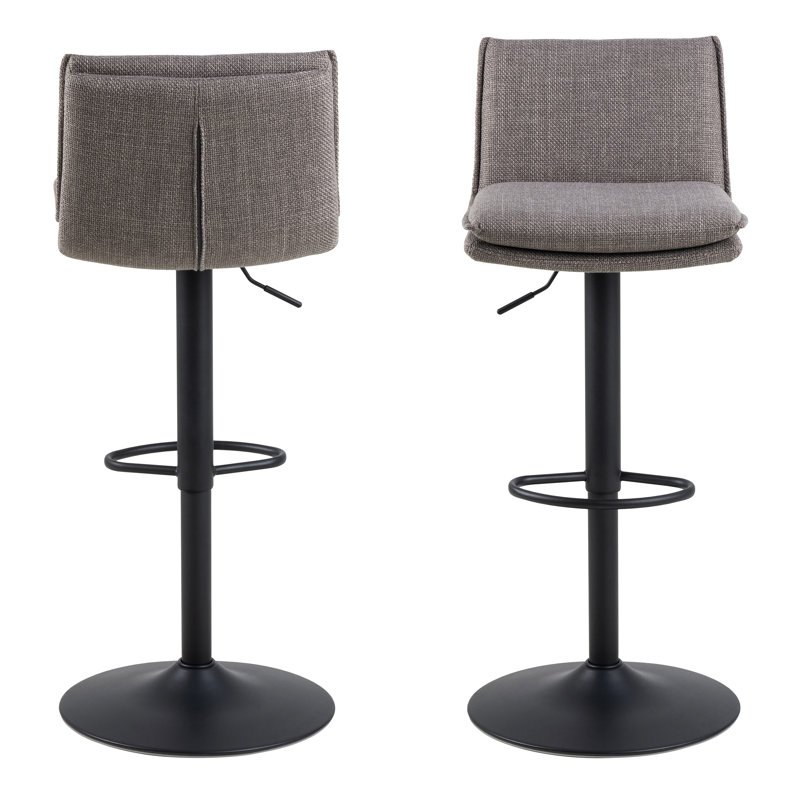 Bornier Upholstered Adjustable Height Counter Stool