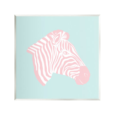 «Pastel Zebra Portrait» par Martina Pavlova