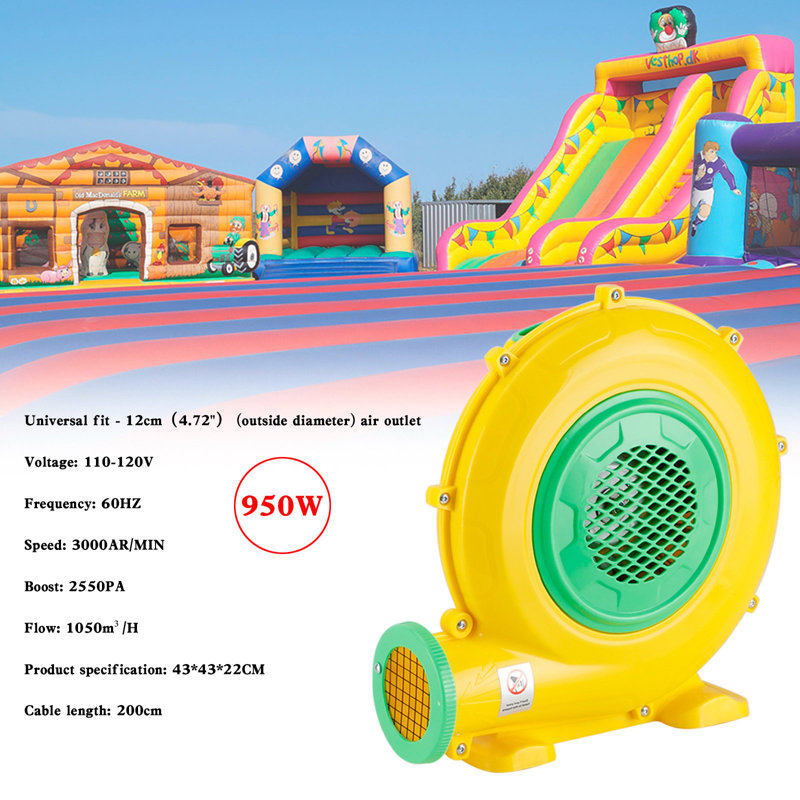Ventilateur électrique 950 watts pour matelas gonflable