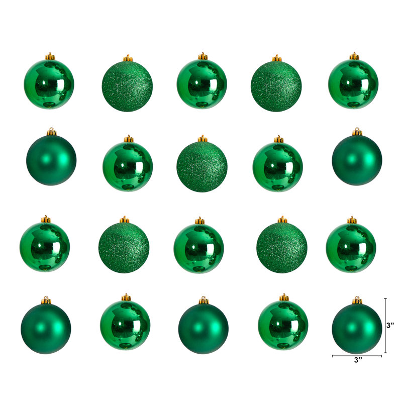 Ornement boule incassable, Vert