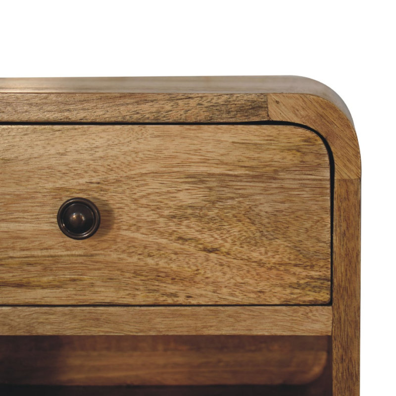 30cm W Solid Wood Bedside Table