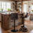 Faux Leather Swivel Adjustable Height Bar Stool-157612741