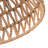 Kaissen 1-E26 Light Bulb Rattan Handmade Farmhouse Semi Flush Mount Ceiling Light