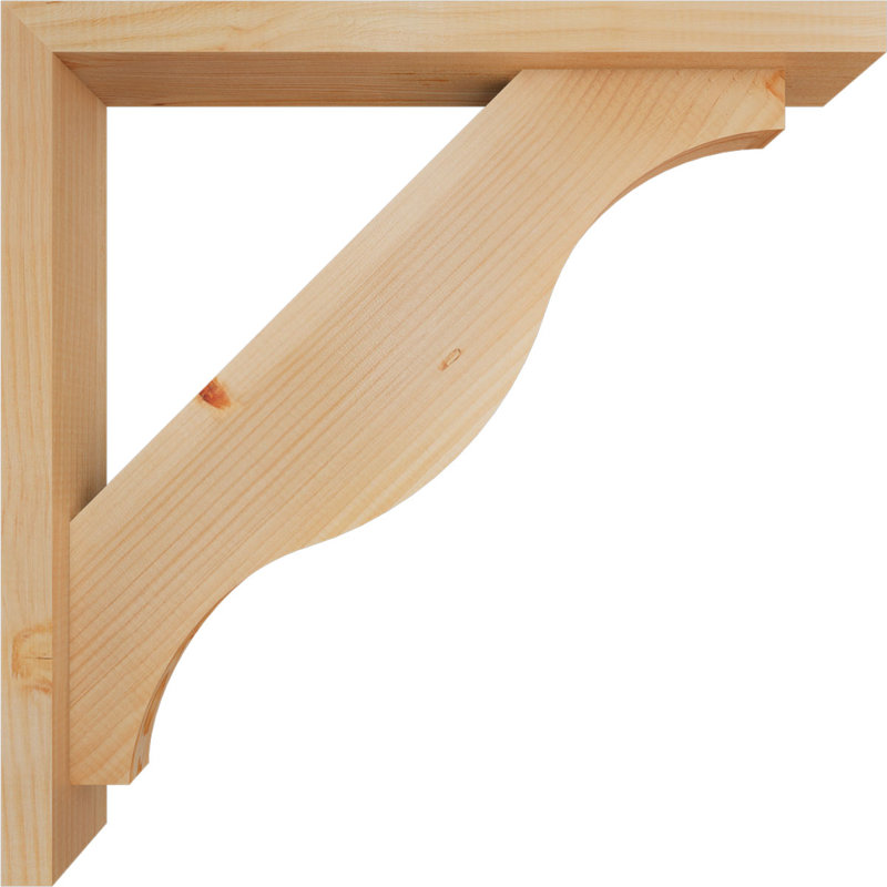 Support Funston Block avec support décalé, 26 x 26, Sapin Douglas de l 3 1/2 (lisse)