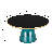 30" Round Coffee Table Glass/Sintered Stone Top With Brushed Gold Rim And Tempered Glass Base-109375773