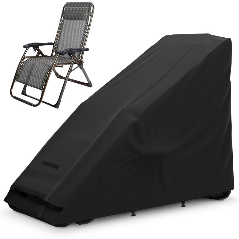 Housse de protection imperméable zéro gravité pour chaise de jardin pliante pour l'extérieur