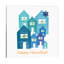 Hanukkah Houses Square 1 Piece Wrapped Canvas Painting-1557840470
