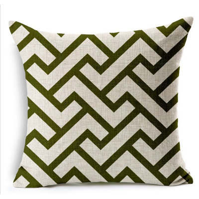 (With Or Without Inserts) Set of 2  Cross Geometric Pillows