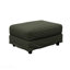 Canapé 102,4 po en velours côtelé 102,4 po, canapé-lit rembourré moderne et confortable, sièges profonds avec coussins moelleux et 3 repose-pieds, fauteuil convertible, vert