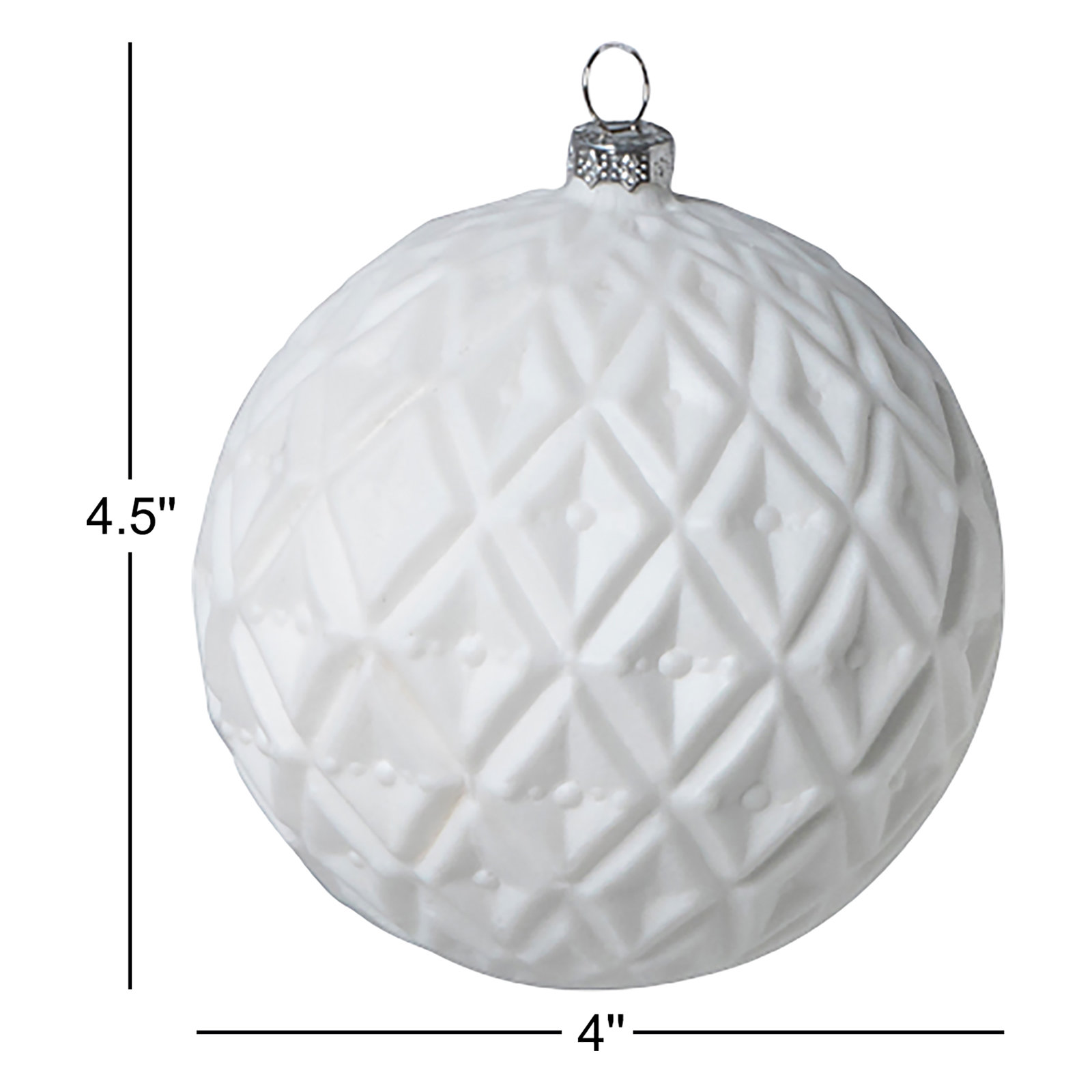 5" Glass Bauble