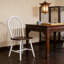 Dining Side Chiars Set Of 2 With Wooden Frame And Slat Back