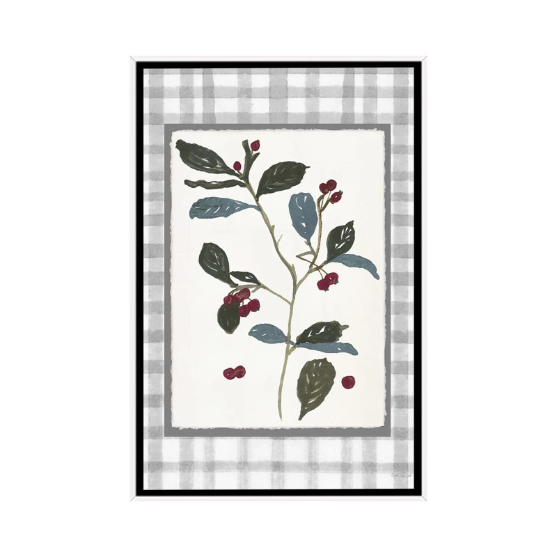 Floral Medley 4 1 Piece Wall Art on Canvas, 66.04 cm H x 45.72 cm W, White Floater Frame