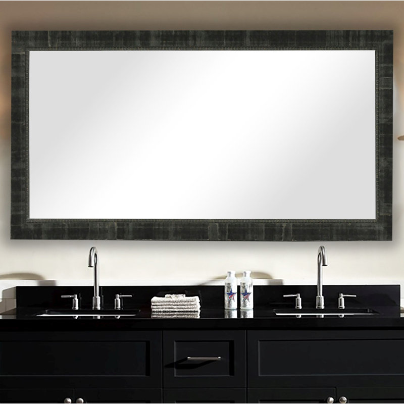 Hensel Wood Wall Mirror, 31" H x 70.5" W