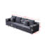 Canapé modulaire Luxe avec porte-gobelets Luxe-523971246