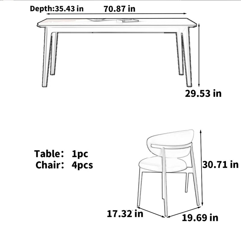 Seidi, 29.53"H x 70.87"L x 35.43"W