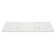 MEBO 24'' White Reinforced Acrylic Rectangular Bathroom Sink with Overflow