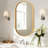 Oval Arched Wall-Mounted Bathroom Mirror Cabinet-616781816