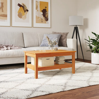 Kayliyah Solid Wood Four Leg Coffee Table