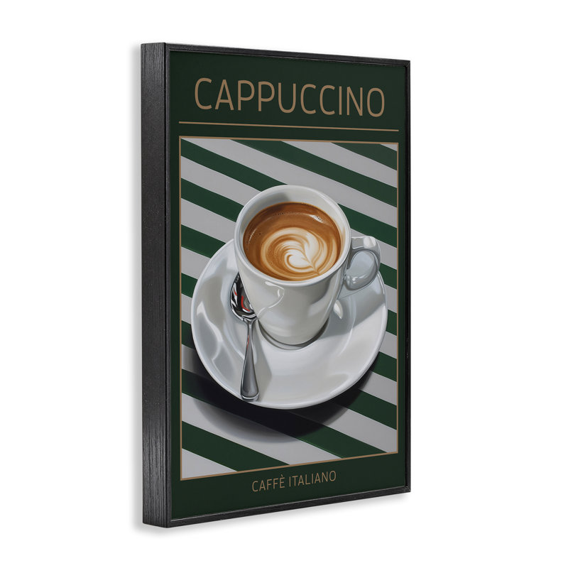 Giclée sur fond cappuccino, dessin par Andreas Magnusson, H 30 po x l 20 po, Giclée encadrée noir minuit