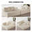 Boneless 96" L-Shaped Boneless Modular Cloud Couch Sectional Sofa-1083010237-1098552185