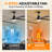 65-Inch Black Ceiling Fan With Dimmable LED Light, 5-Blade Quiet Design With Remote Control For Living Room & Bedroom