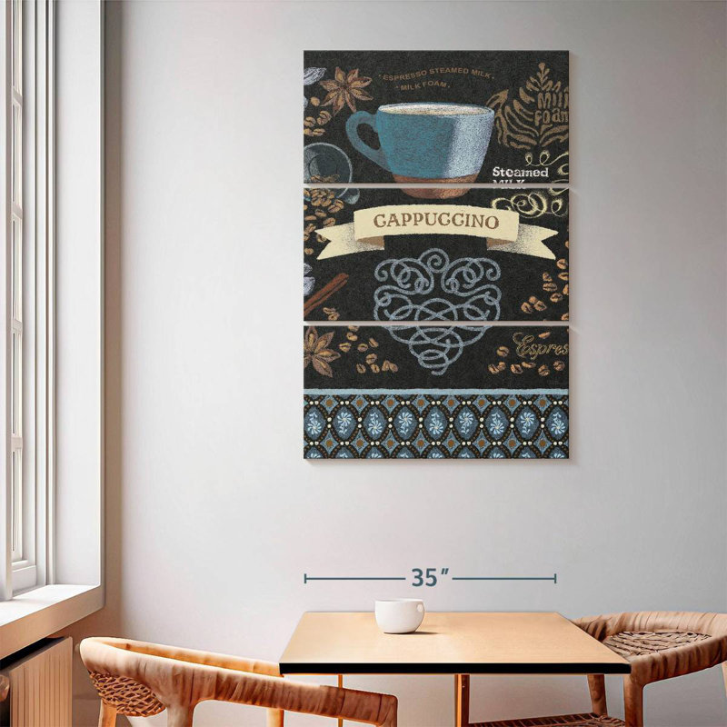 Yarlin Cappuccino Time, 65" H x 42" W
