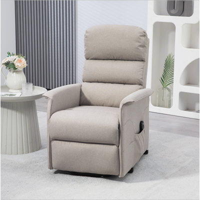 Fauteuil inclinable électrique Power Lift pour personnes âgées, facile à assembler, fauteuil relevable en tissu avec télécommande, poches latérales pour le salon