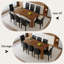Ensembles de table de salle à manger modernes (doivent inclure à la fois la table et la chaise)