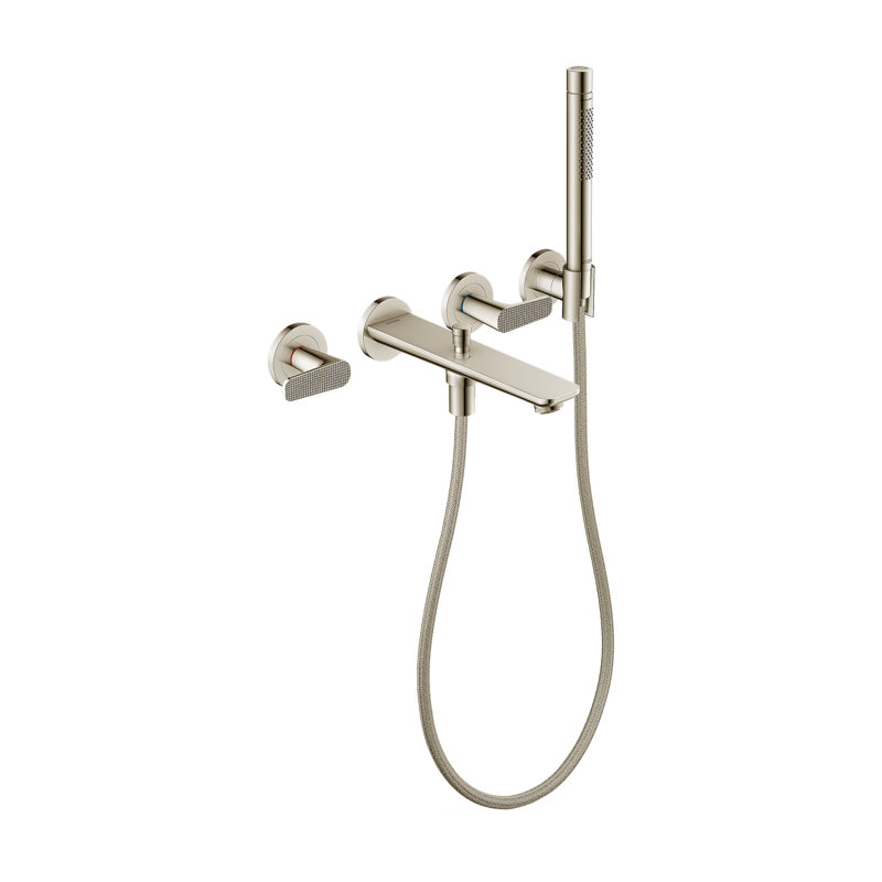 Citterio C Tub Filler with Diverter, Polished Nickel