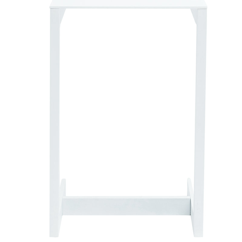 Rectangular Metal Outdoor Side Table , 15'' in. W 13'' in. D