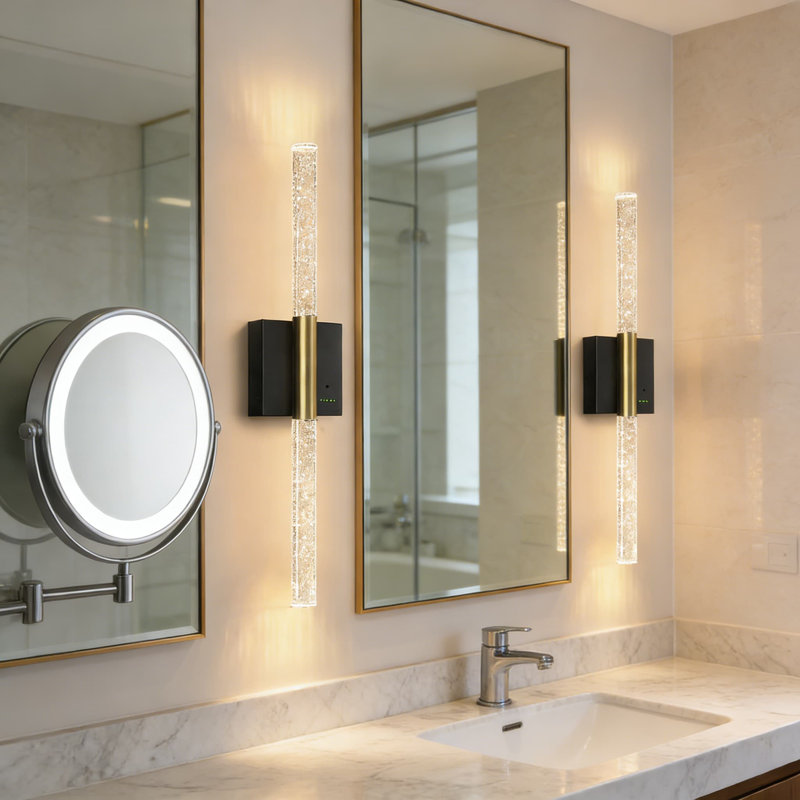 Appliques murales rechargeables sans fil, ensemble de 2, lumières murales modernes à DEL avec minuterie et contrôle tactile à intensité variable, luminaires à piles pour le salon, la chambre à coucher, le couloir