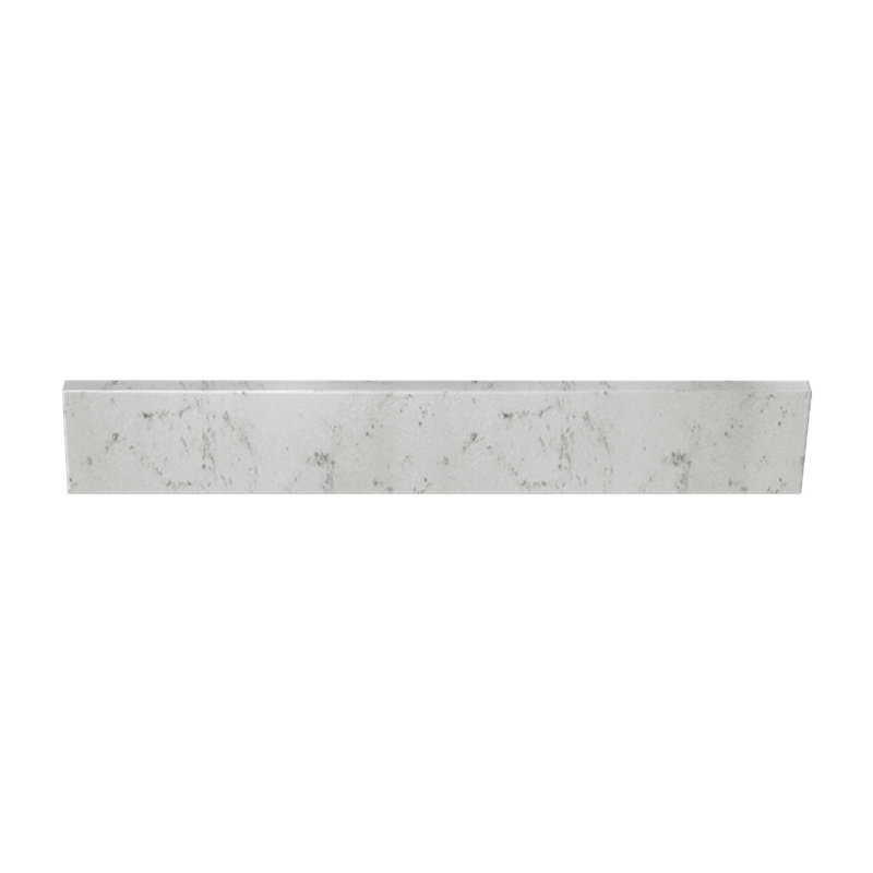 25" Whitewater Cultured Marble Backsplash