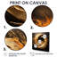 «Spiral Vintage Gold», peinture sur toile abstraite-1883118580-1883118583