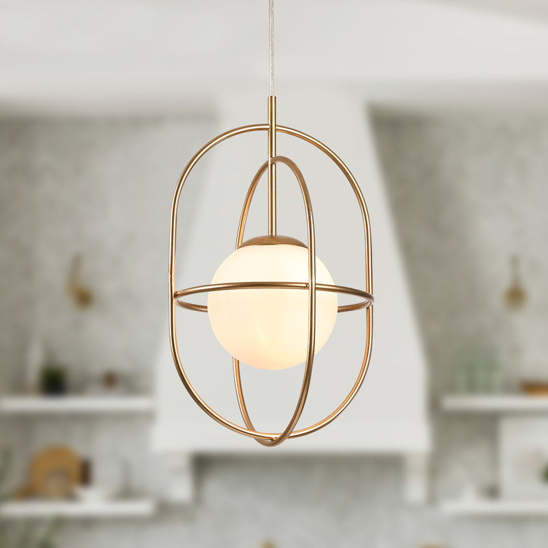 Luminaire suspendu géométrique 1 lumière Fischer