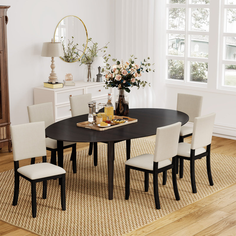Upholstered Side Chair in Beige