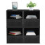 Table d'appoint empilable avec tiroir, noir-1740237512