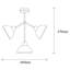 Lustre industriel noir, structure en métal, 18,1 po x 5,9 po x 18,5 po | 3 x douilles E27 de 40 W maximum | Certifié IP20 | Parfait pour la maison, la salle à manger et la cuisine | Design moderne et sobre, luminaire élégant-1041378756