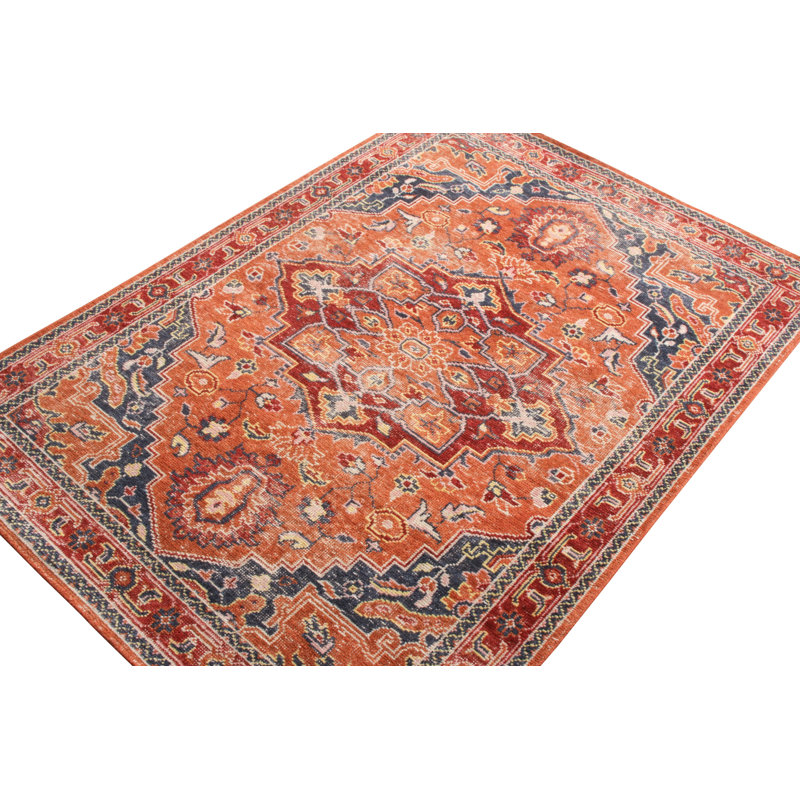 Distressed Homage Hand Knotted Wool Floral Area Rug, Rectangle 15' x 24'