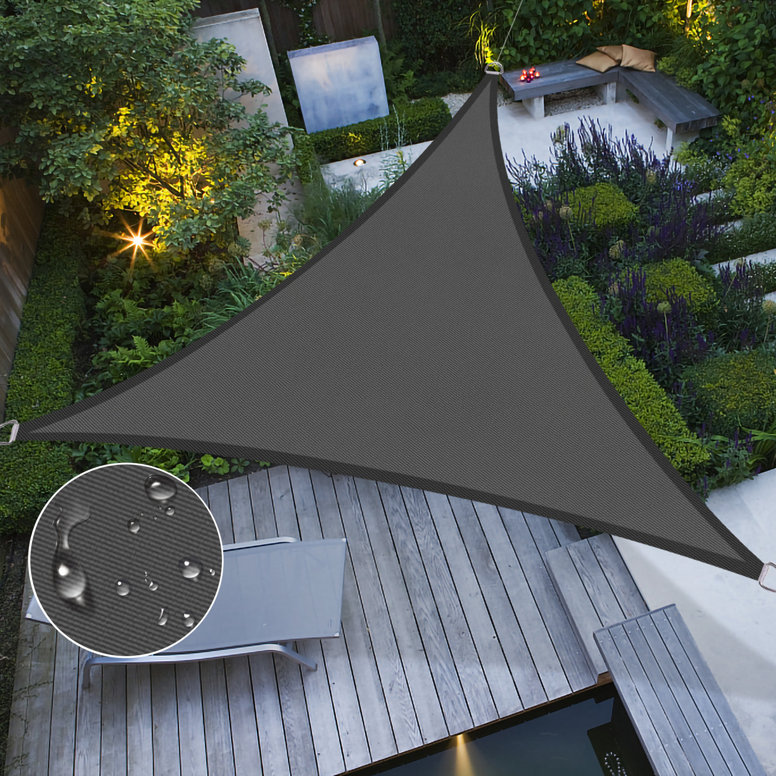 LOVE STORY 12' Triangle Shade Sail Wayfair