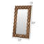Solid Wood Rectangle Mirror
