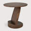 Oblic Solid Wood End Table